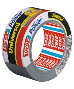 Nastro adesivo tesa "extra power" colore argento, 25 mt x 50 mm